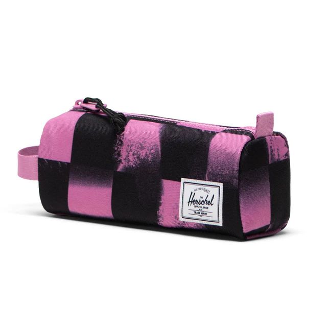 Herschel Settlement Pencil Case Stencil Checker Opera Mauve