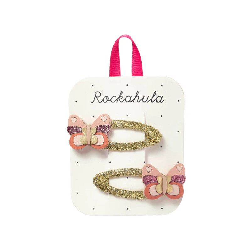 Rockahula Hair Clips Patchwork Butterfly Clips