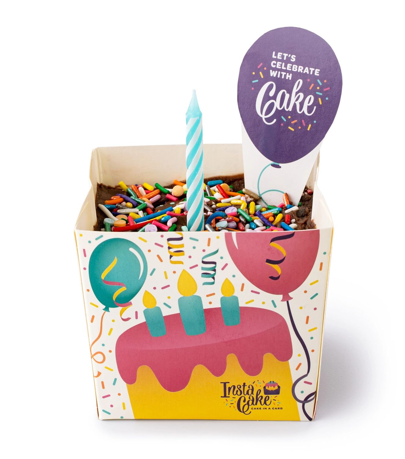 InstaCake Cards Celebration Cake Kit Double Chocolate