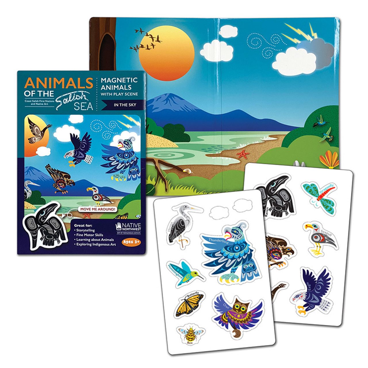 Native Northwest Magnetic Animals of the Salish Sea In the Sky