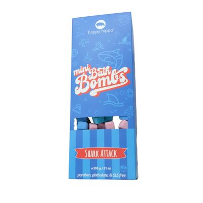 Happy Hippo Shark Attack Mini Bubble Bombs 595g