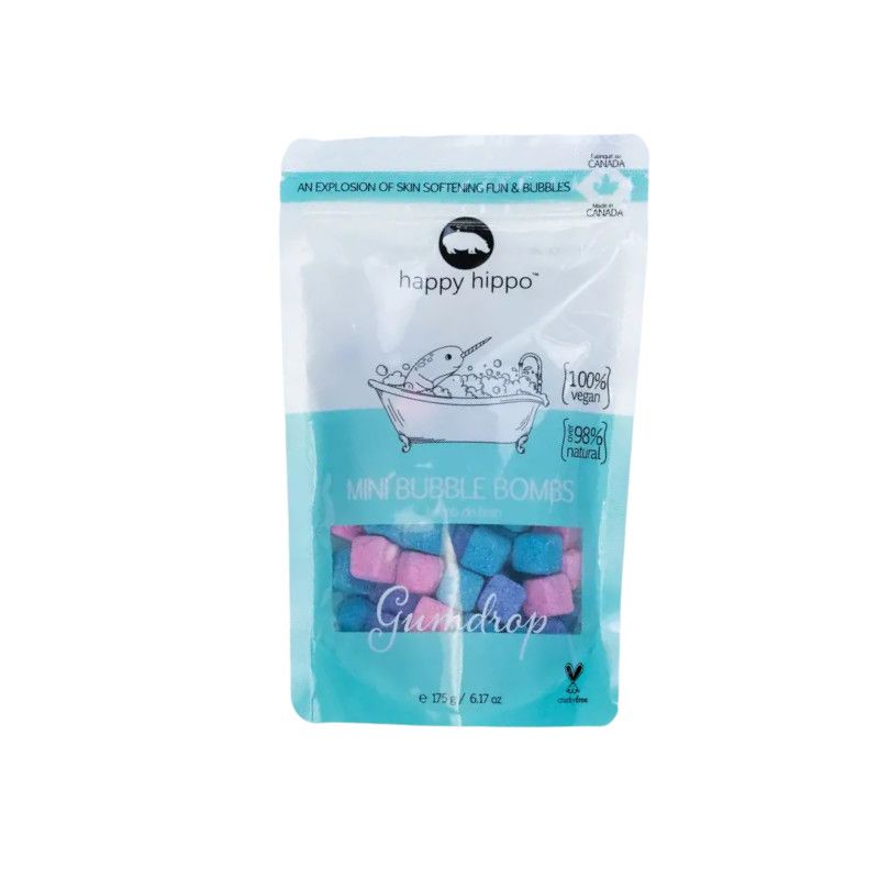Happy Hippo Gumdrop Mini Bubble Bombs 175g