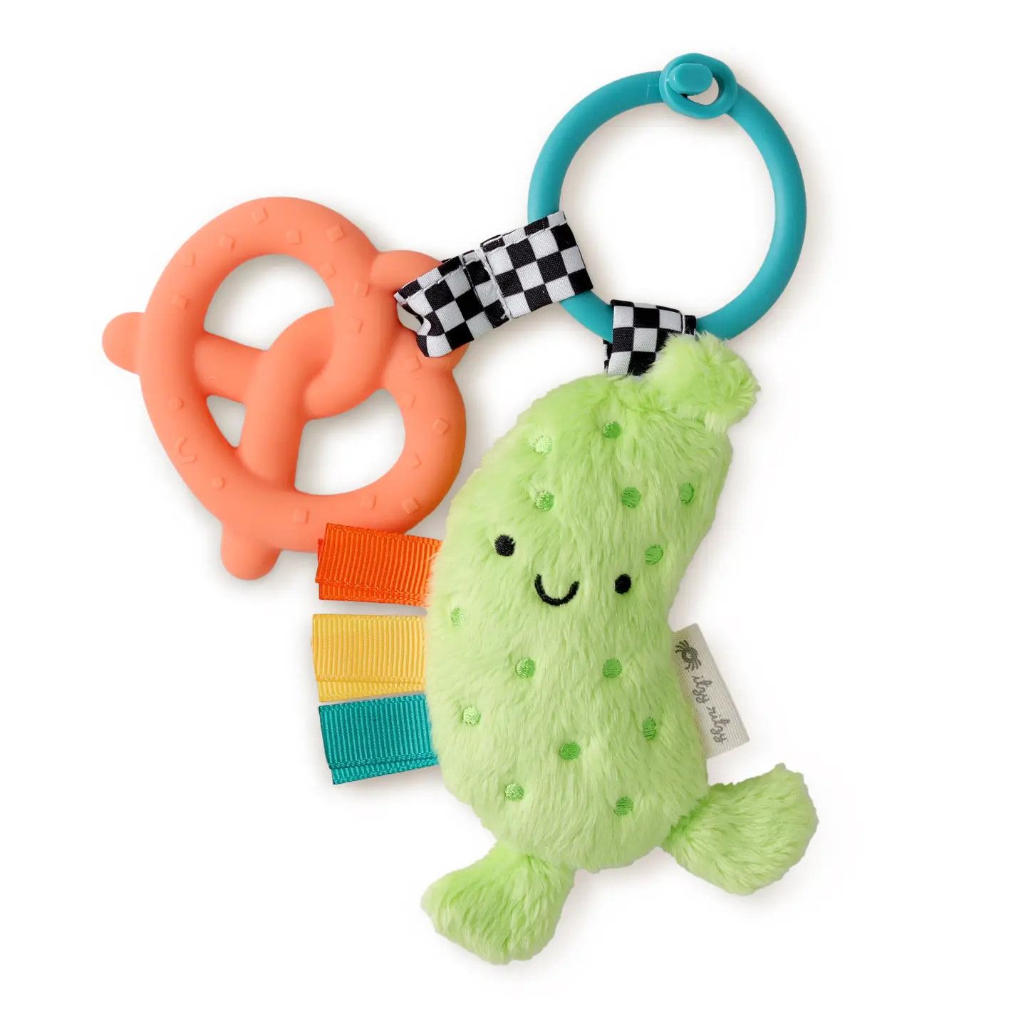 Itzy Ritzy Pal Plush Teether Pickle 0M+