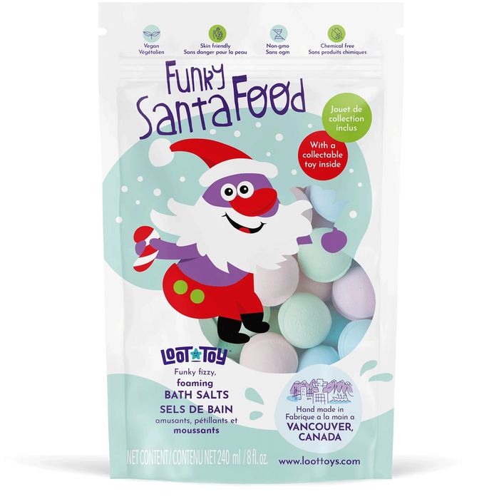 Loot Foaming Bath Salts Funky Santa Food