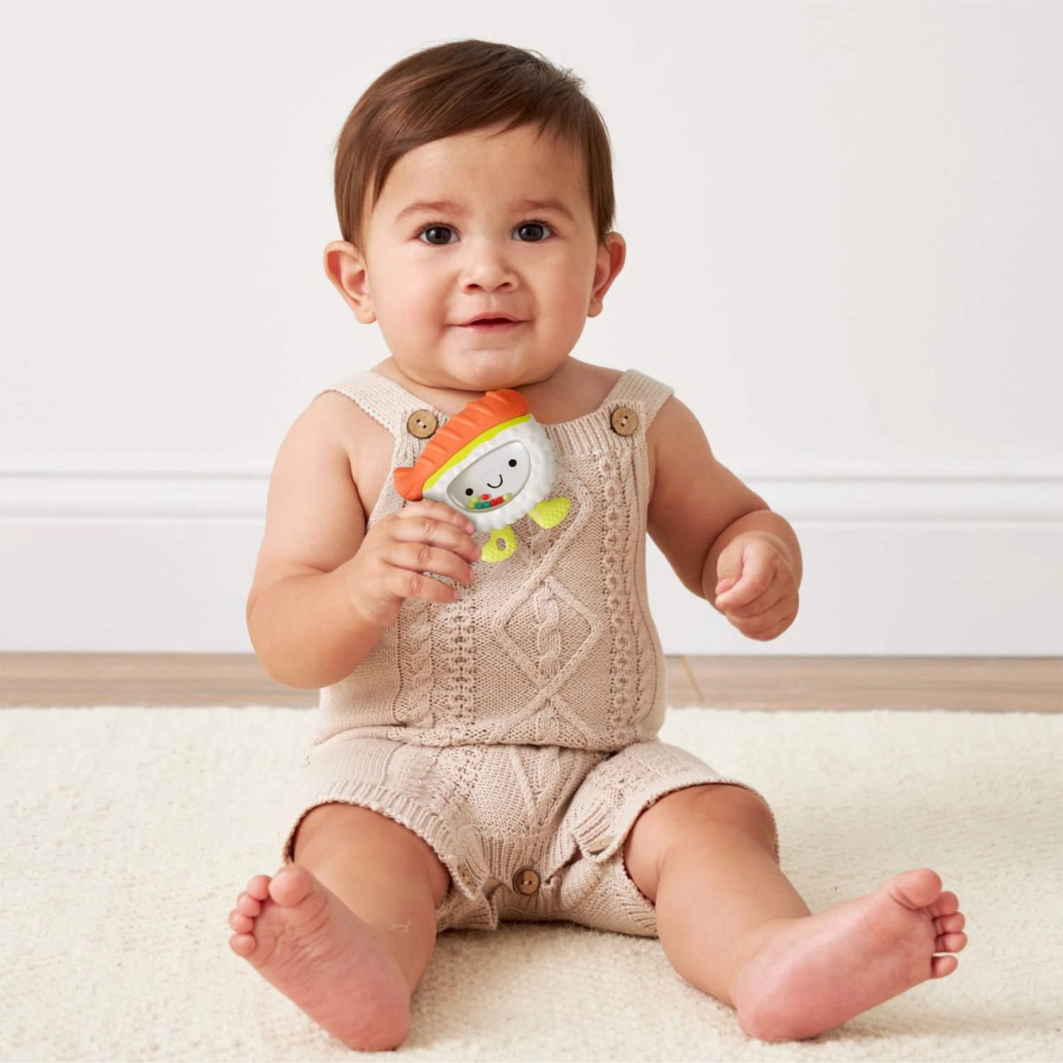 Itzy Ritzy Sweetie Shake Plus Teething &amp; Rattle Toy Sushi