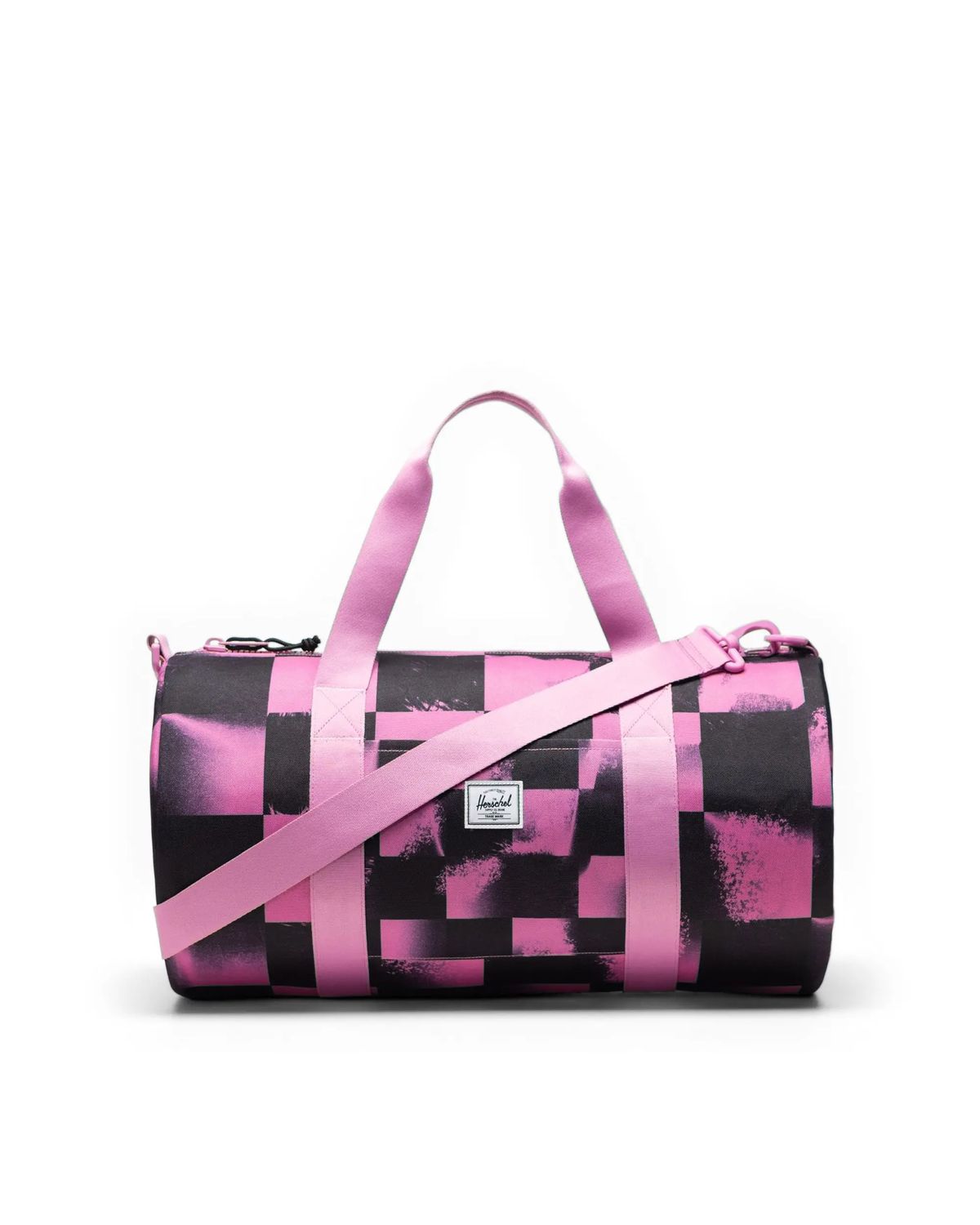 Herschel Little Duffle Stencil Checker Opera Mauve