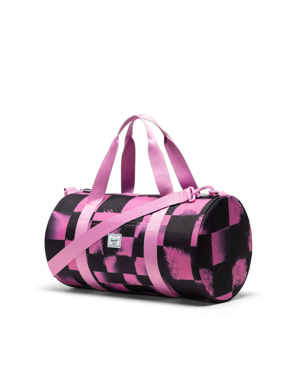 Herschel Little Duffle Stencil Checker Opera Mauve
