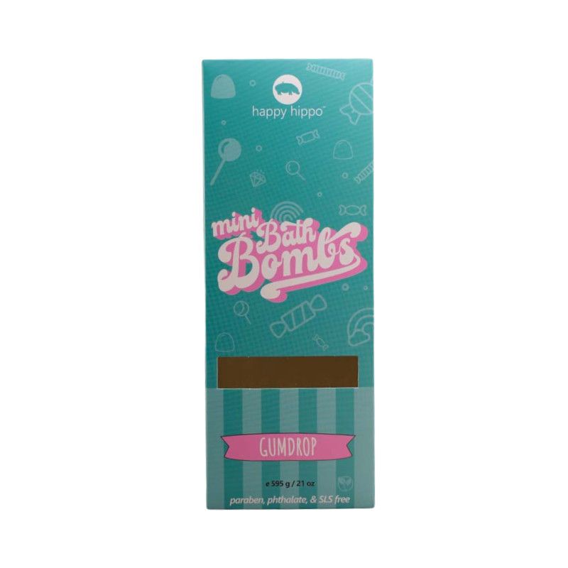 Happy Hippo Gumdrop Mini Bubble Bombs 595g