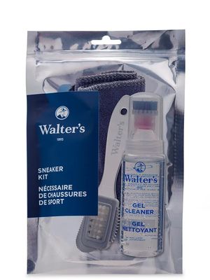 Walter's Shoe Care Sneaker Kit - Gel Cleaner/Suede Brush/Cleaning Cloth