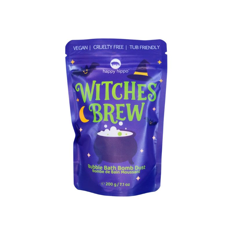 Happy Hippo Witches Brew Bubble Bomb Dust &amp; Mini Bath Bombs