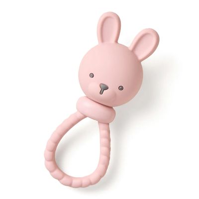 Itzy Ritzy Sweetie Rattle Pink Bunny 3M+