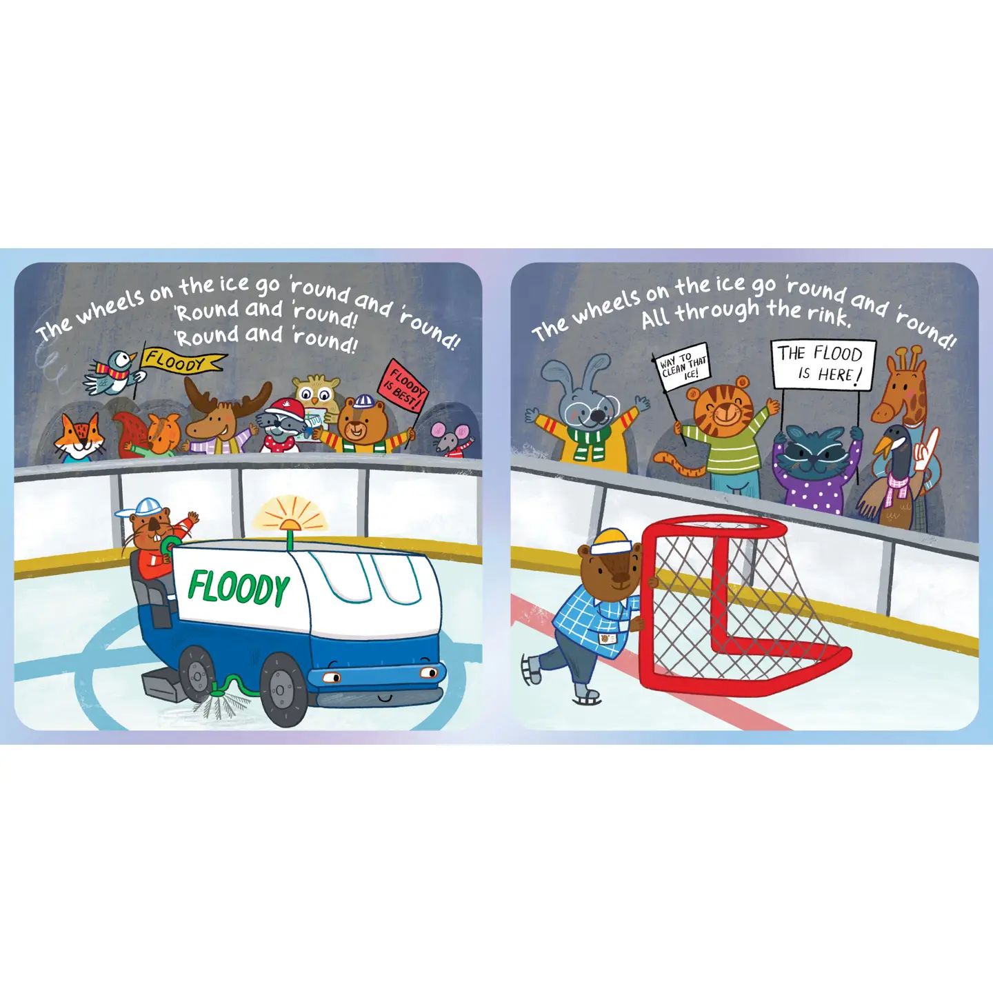 Taffy Tales Books The Wheels On The Ice Board Book