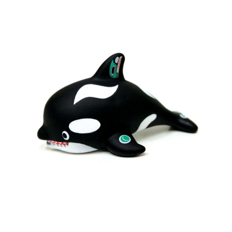 Native Northwest Large Bath Toy Orca