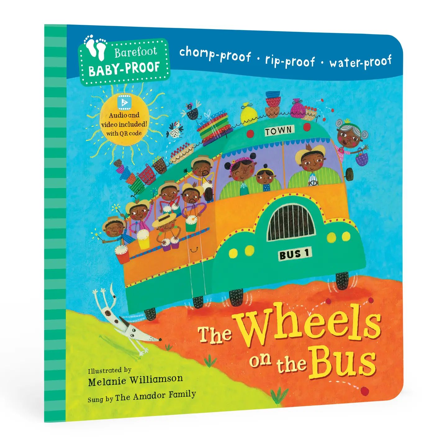 Books Barefoot Baby-Proof - The Wheels On The Bus