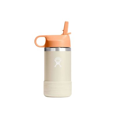 Hydro Flask 12 Oz Kids Wide Mouth Straw Cap And Boot Coconut
