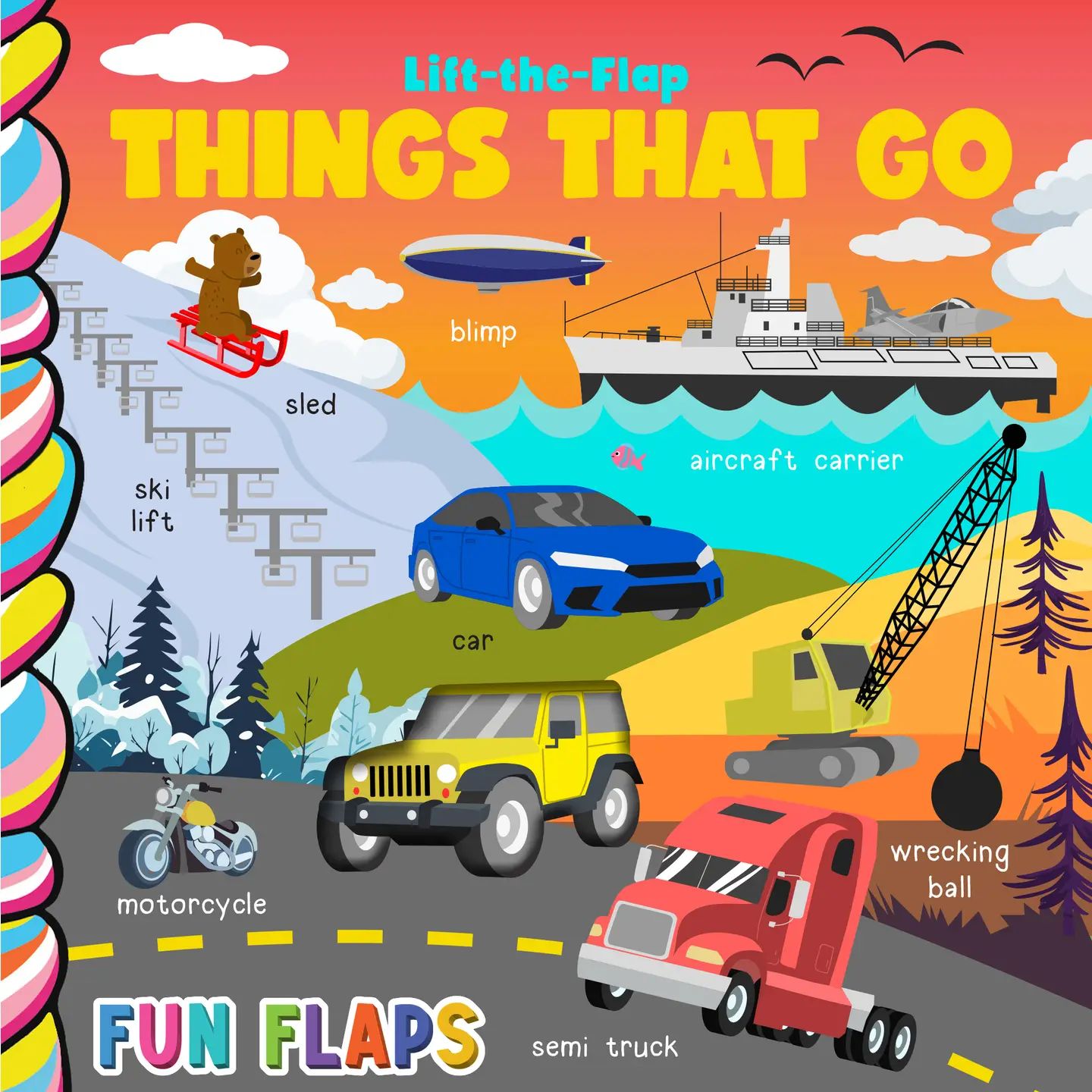 Taffy Tales Books Things That Go Fun Flaps
