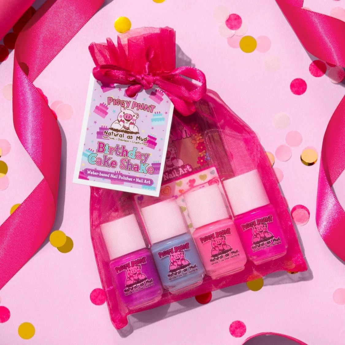 Piggy Paint Birthday Cake Shake Gift Set