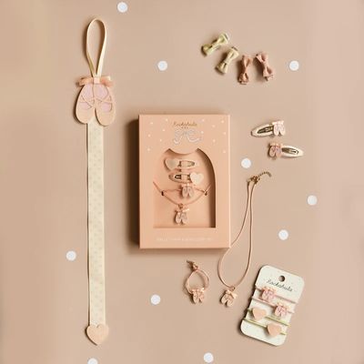 Rockahula Mini Bow Clips Linen Flora