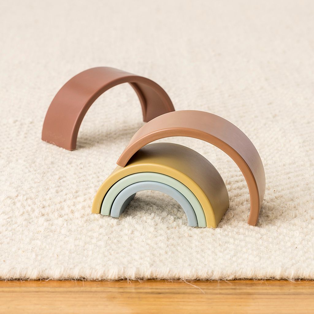 Itzy Ritzy Stacking Toy Rainbow
