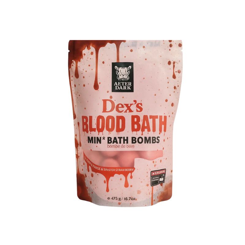 Happy Hippo Dex's Blood Bath Mini Bath Bombs - Gift Bag