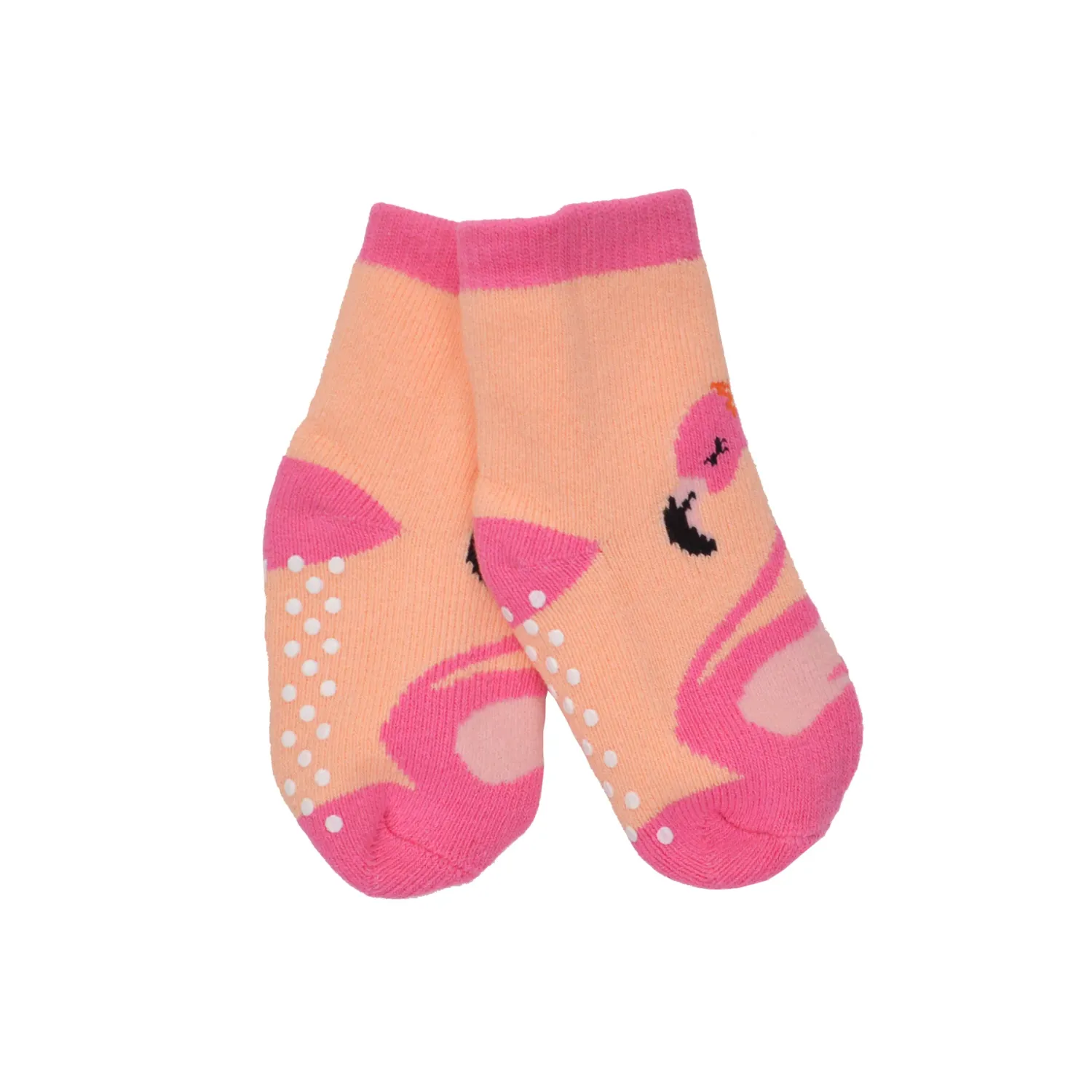Zoocchini 3pk Socks Franny Flamingo 0-24M