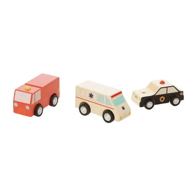 Manhattan Toy Pull Back Rescuers Cars