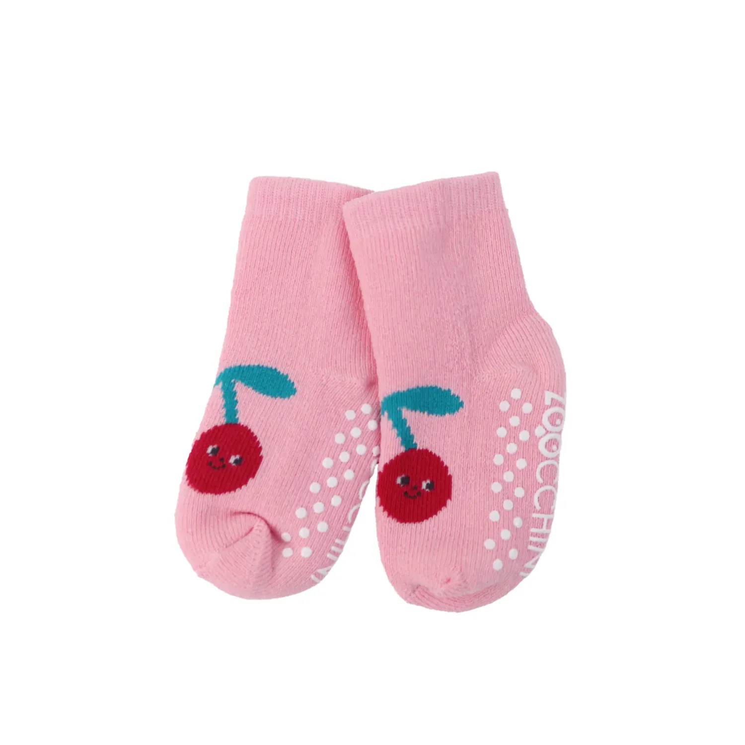 Zoocchini 3pk Socks Cherry 0-24M