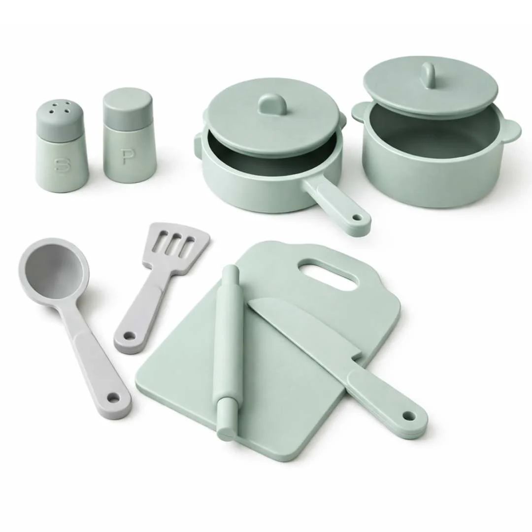 Baby Bliss Silicone Tea Play Set Silicone Chef Kitchen Play Set