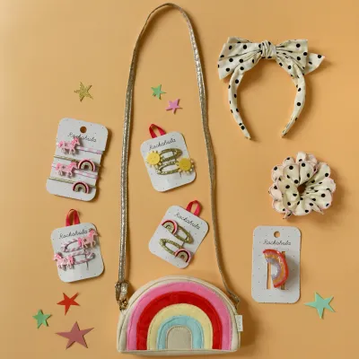 Rockahula Hair Clips Pink Pony