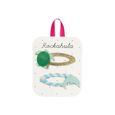 Rockahula Hair Clips Turtles and Dolphins