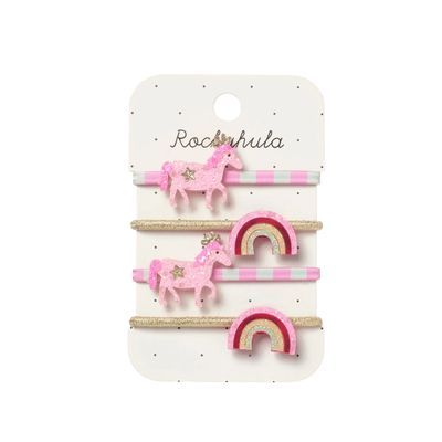 Rockahula Hair Ponies Stripy Pink Pony