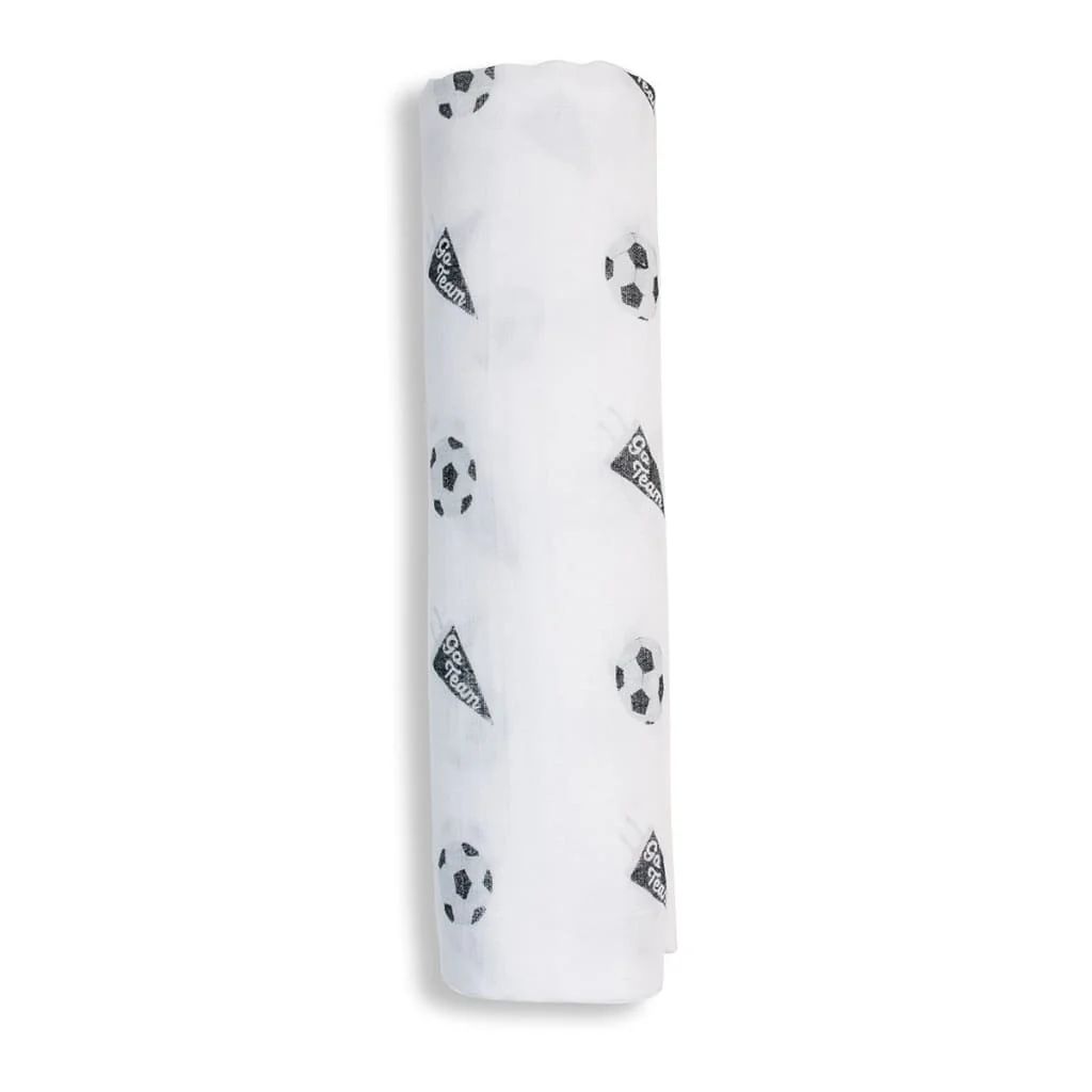Lulujo Classic Swaddle Soccer 47"x 47"