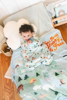 Loulou Lollipop Muslin Lightweight Sleep Bag 0.5 Tog