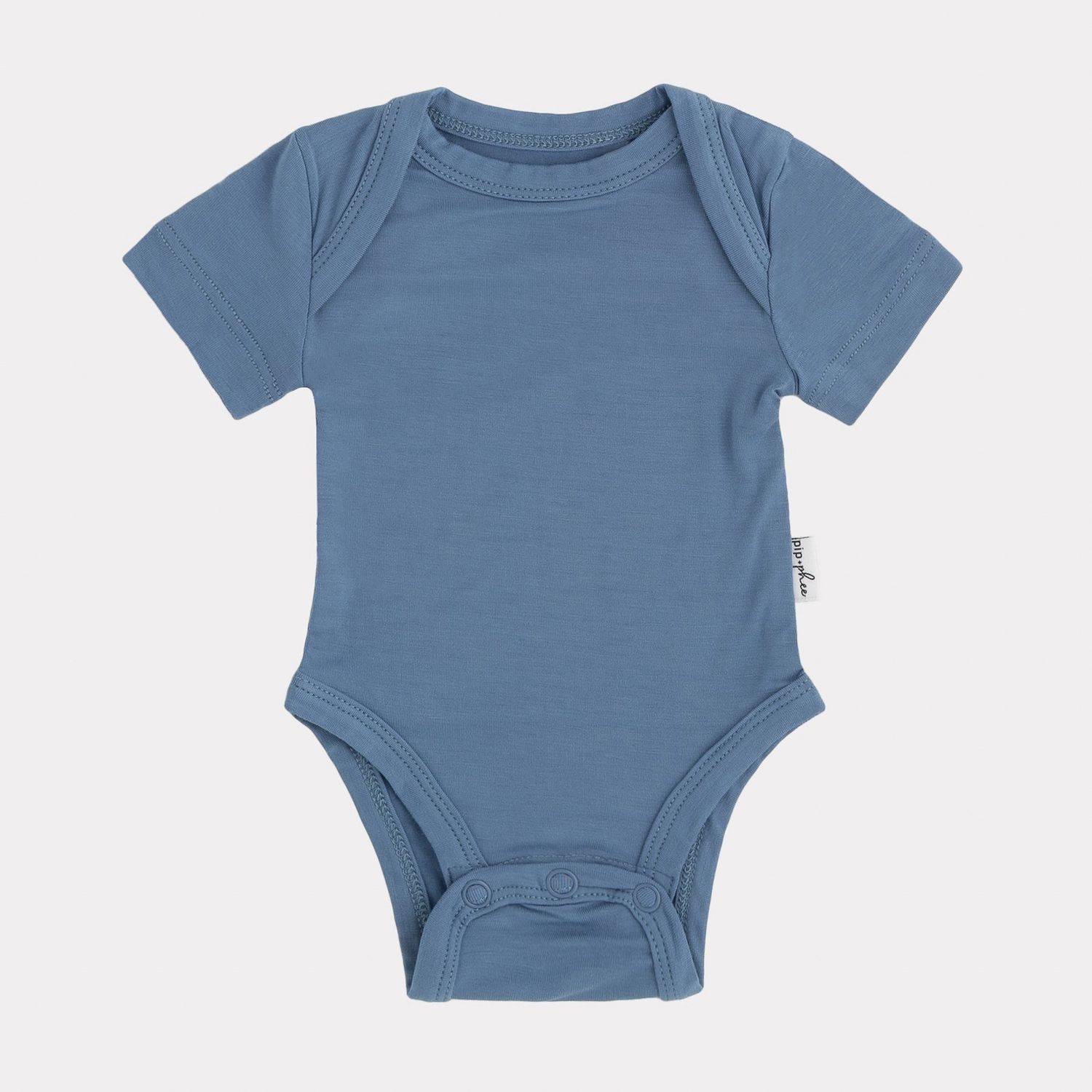 Pip + Phee Short Sleeve Bodysuit, Color: Dusk, Size: Newborn