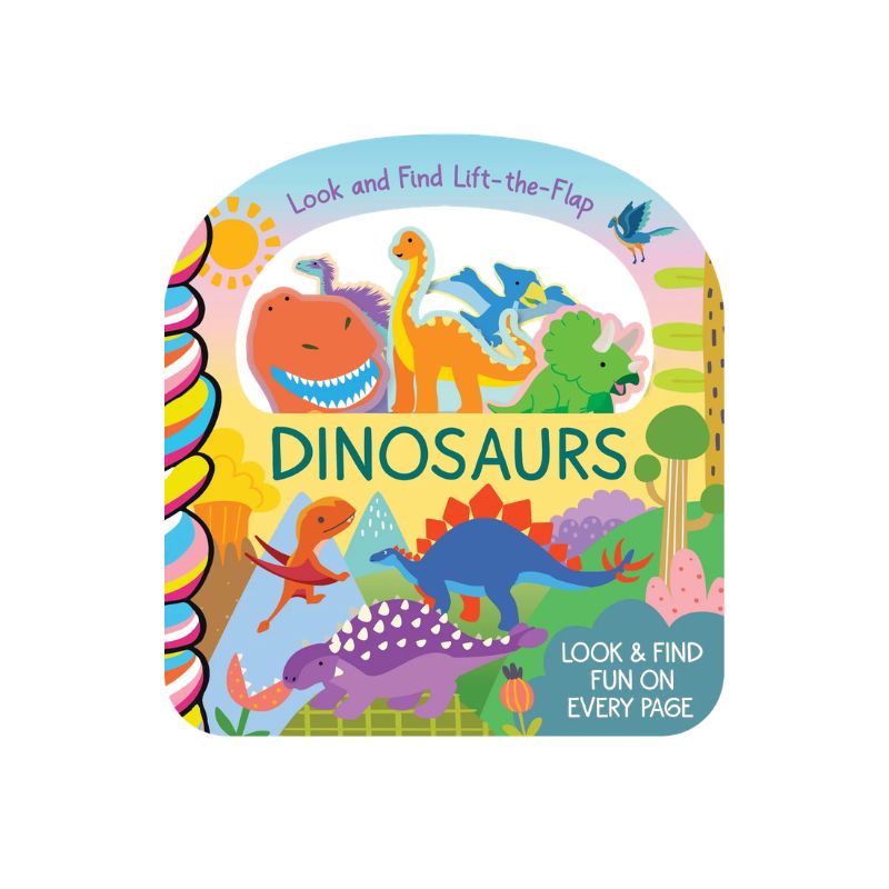 Taffy Tales Books Dinosaurs Look and Find Lift-The-Flap