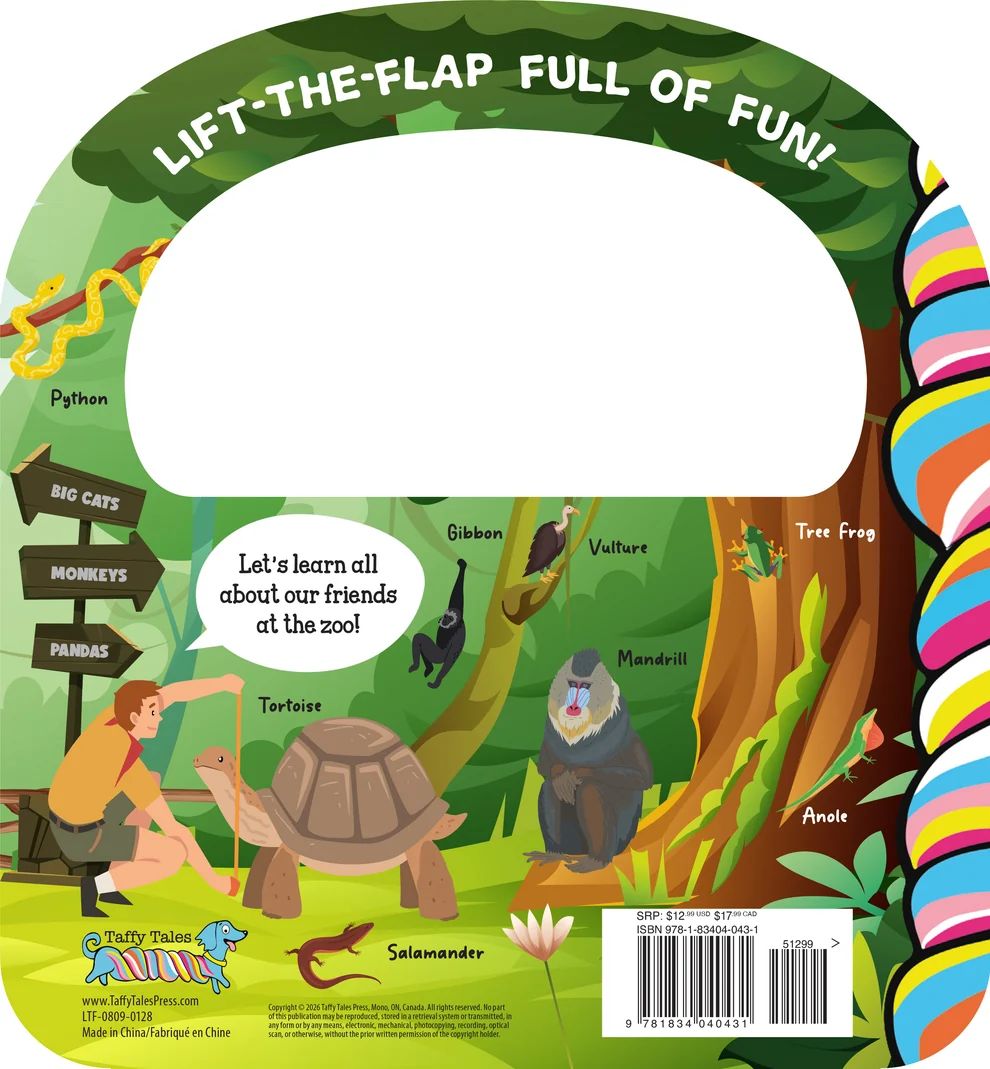 Taffy Tales Books At the Zoo Look and Find