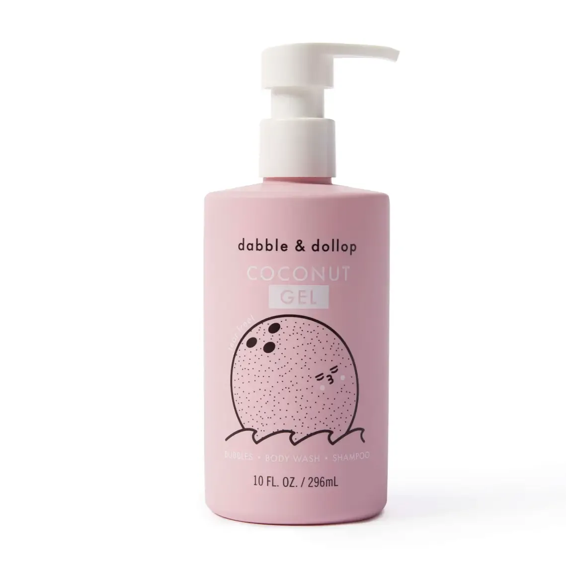 Dabble &amp; Dollop Tear-Free Shampoo/Body Wash/Bubbles, Color: Coconut