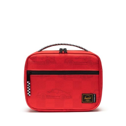 Herschel Little Pop Quiz Lunch Box Porsche Carrera, Color: Fiery Red