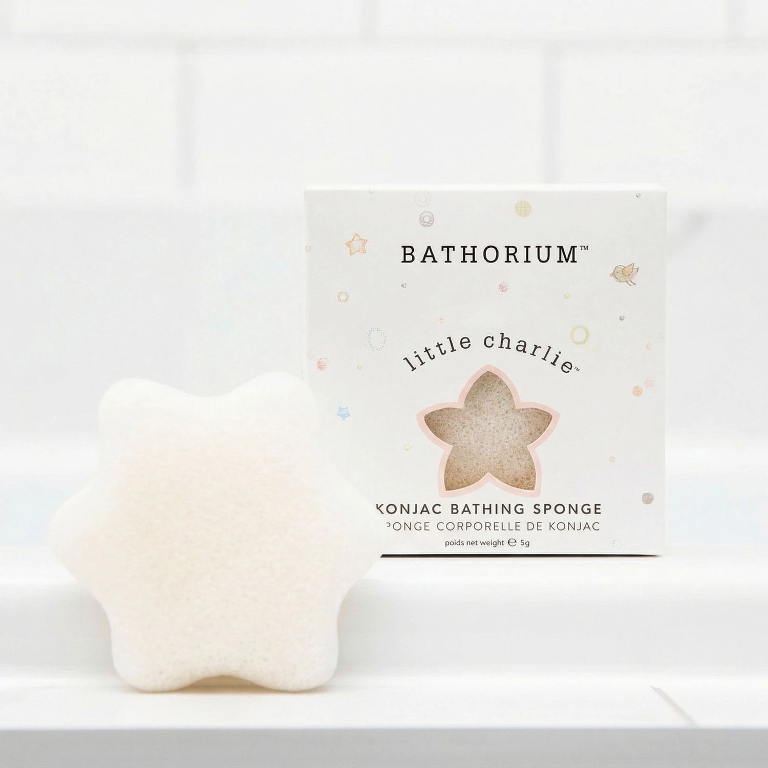 Bathorium Konjac Little Charlie Body Sponge