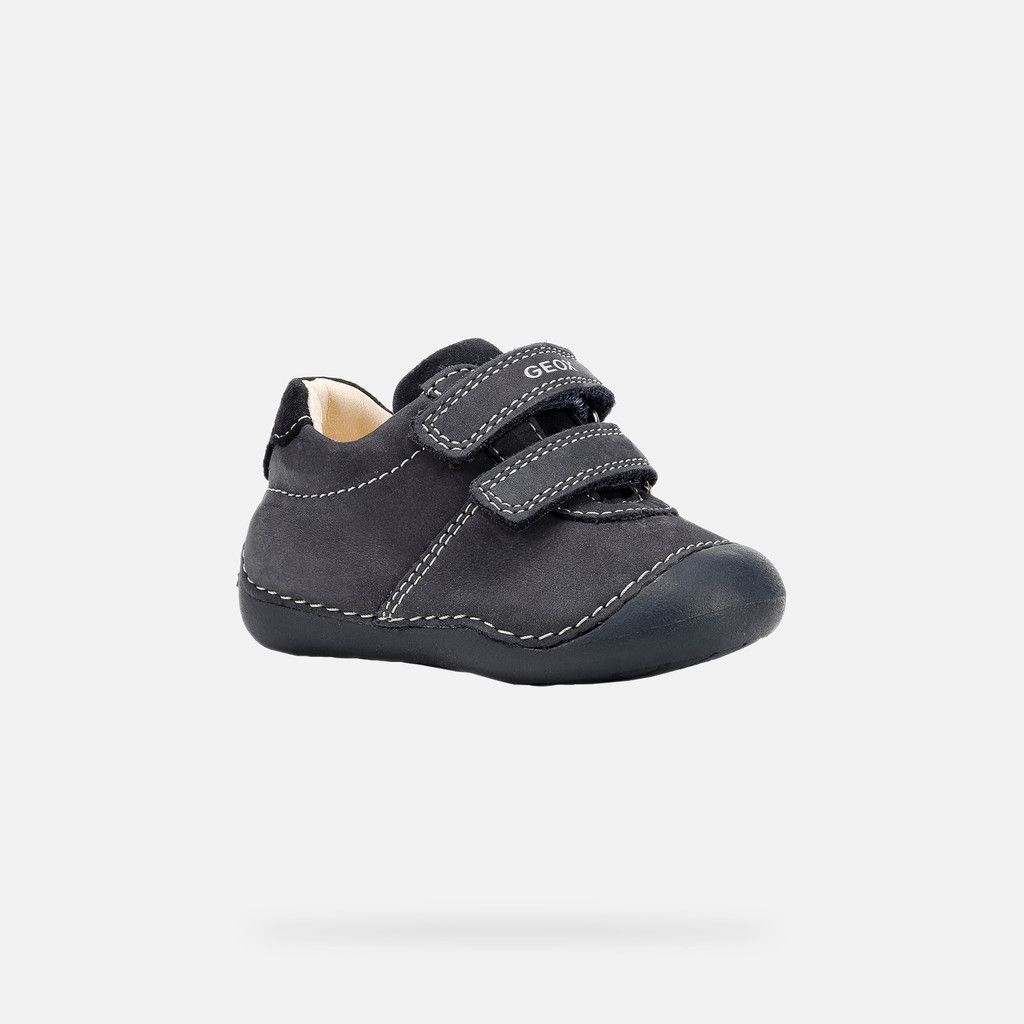 Geox Tutim Baby Velcro Shoes Navy