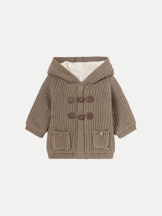 Mayoral 2303 Knit Hooded Long Cardigan