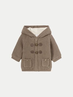Mayoral 2303 Knit Hooded Long Cardigan