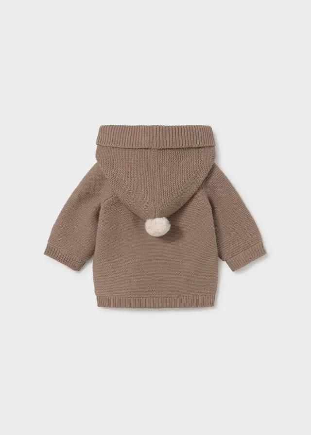 Mayoral 2303 Knit Hooded Long Cardigan