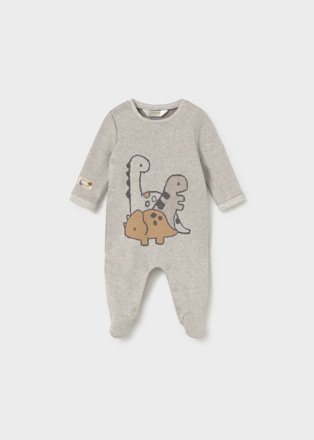 Mayoral 2769 1pc Romper Pyjamas Dino, Color: Vivid Marble, Size: 2-4M