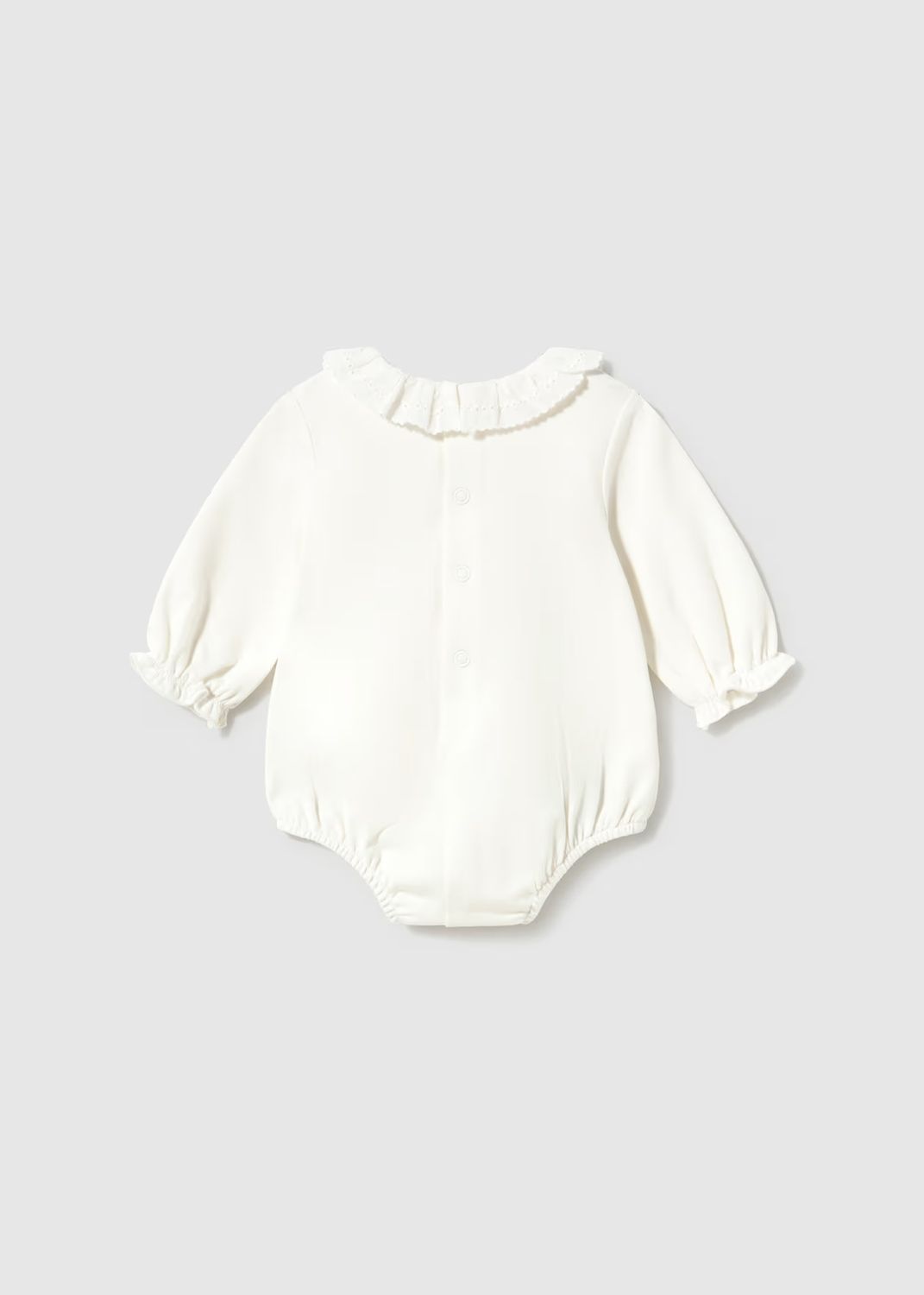 Mayoral 2770 Ruffled Bodysuit Natural