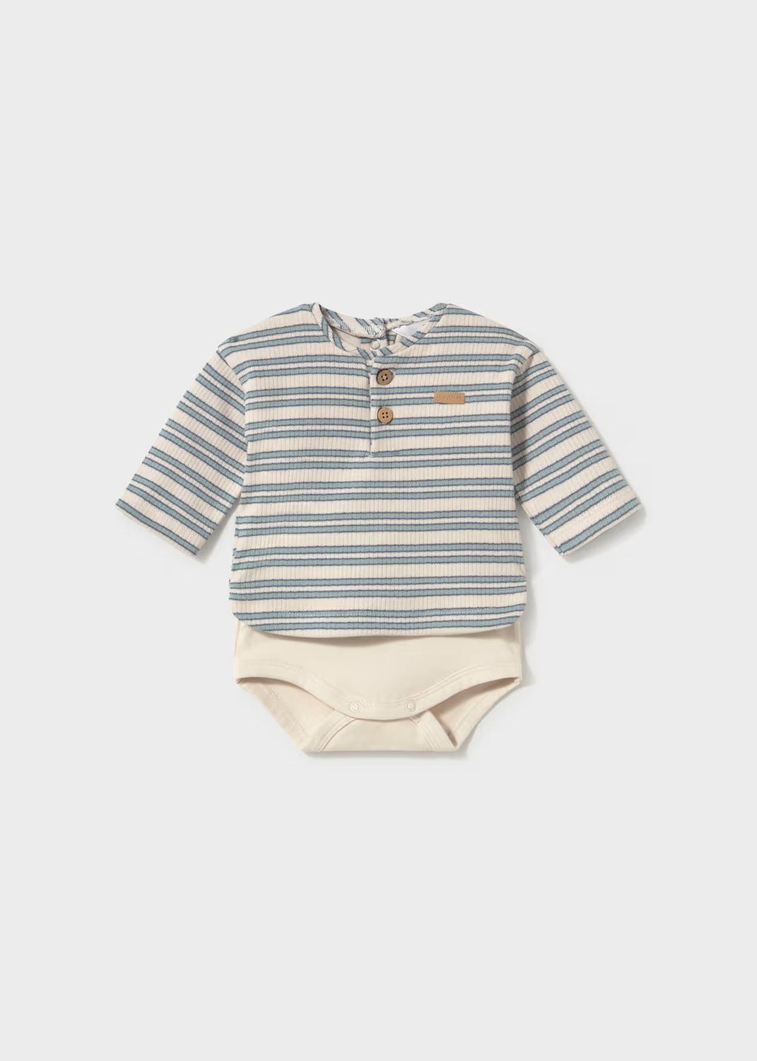 Mayoral 2776 Bodysuit Shirt White/Blue