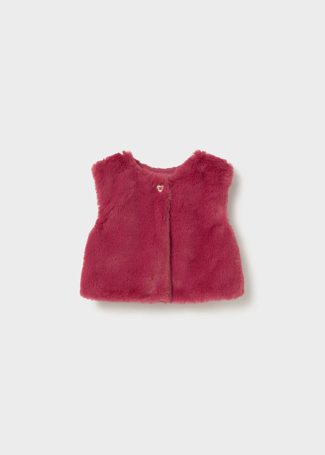 Mayoral 2784 Faux Fur Vest Petal