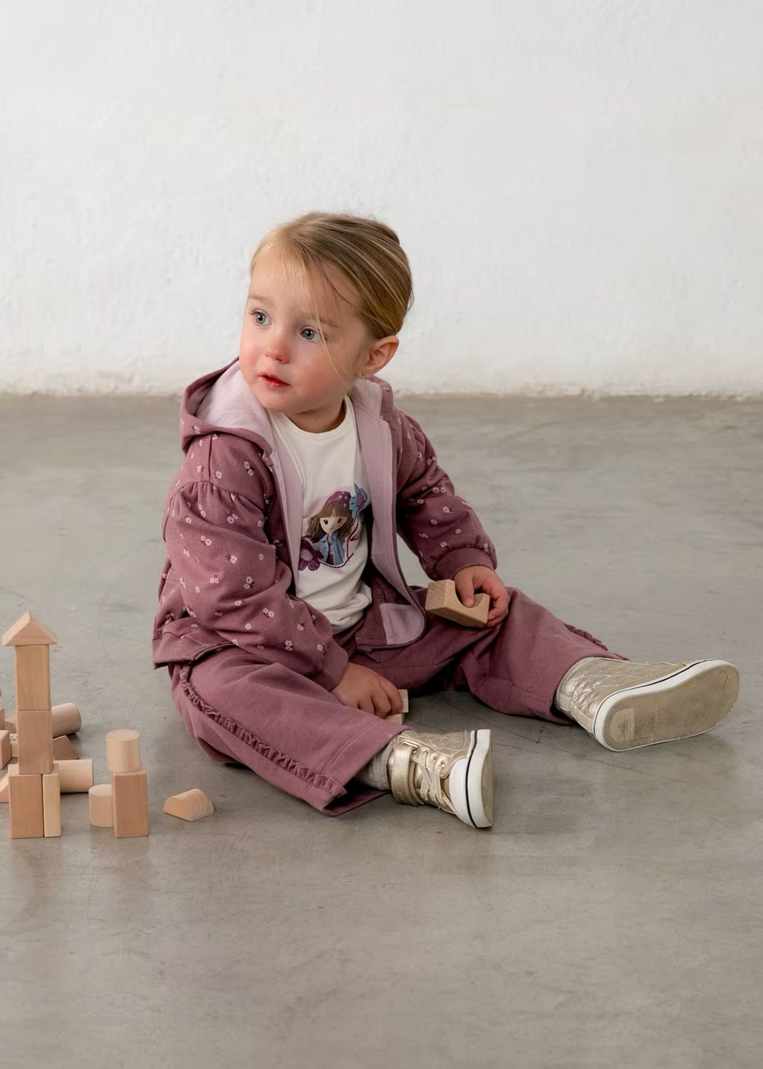 Mayoral 2839 3pc Tracksuit Set Violet