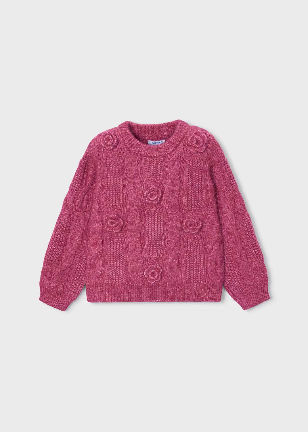Mayoral 4319 Sweater 3D Flower Petal