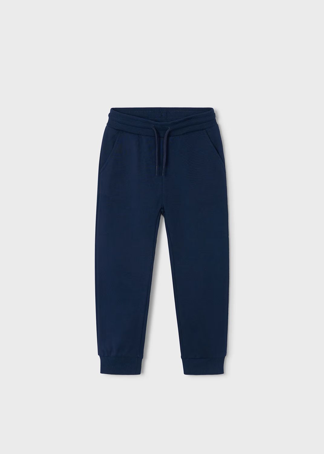 Mayoral 725 Cuffed Fleece Trousers, Color: Blue, Size: 3